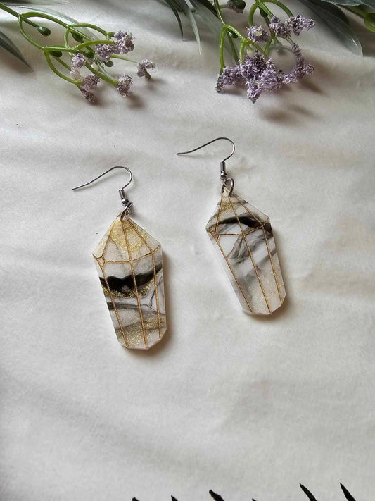 White Crystal Points