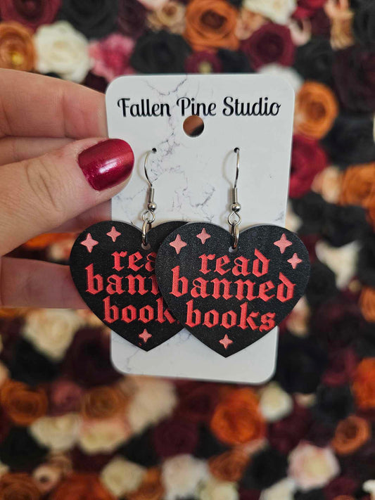 Read Banned Books - Red and Black