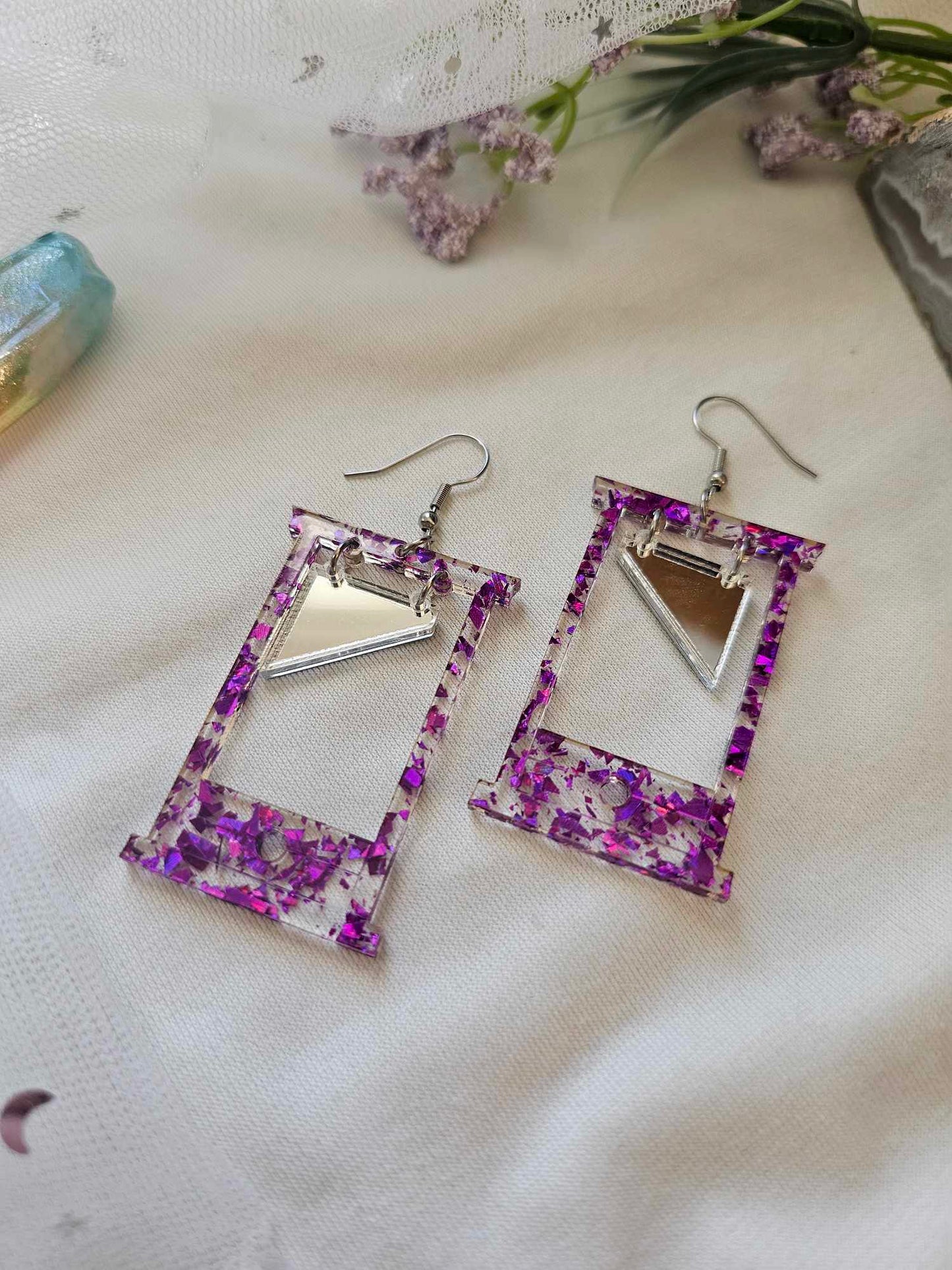 Purple Crystal Flake Guillotines