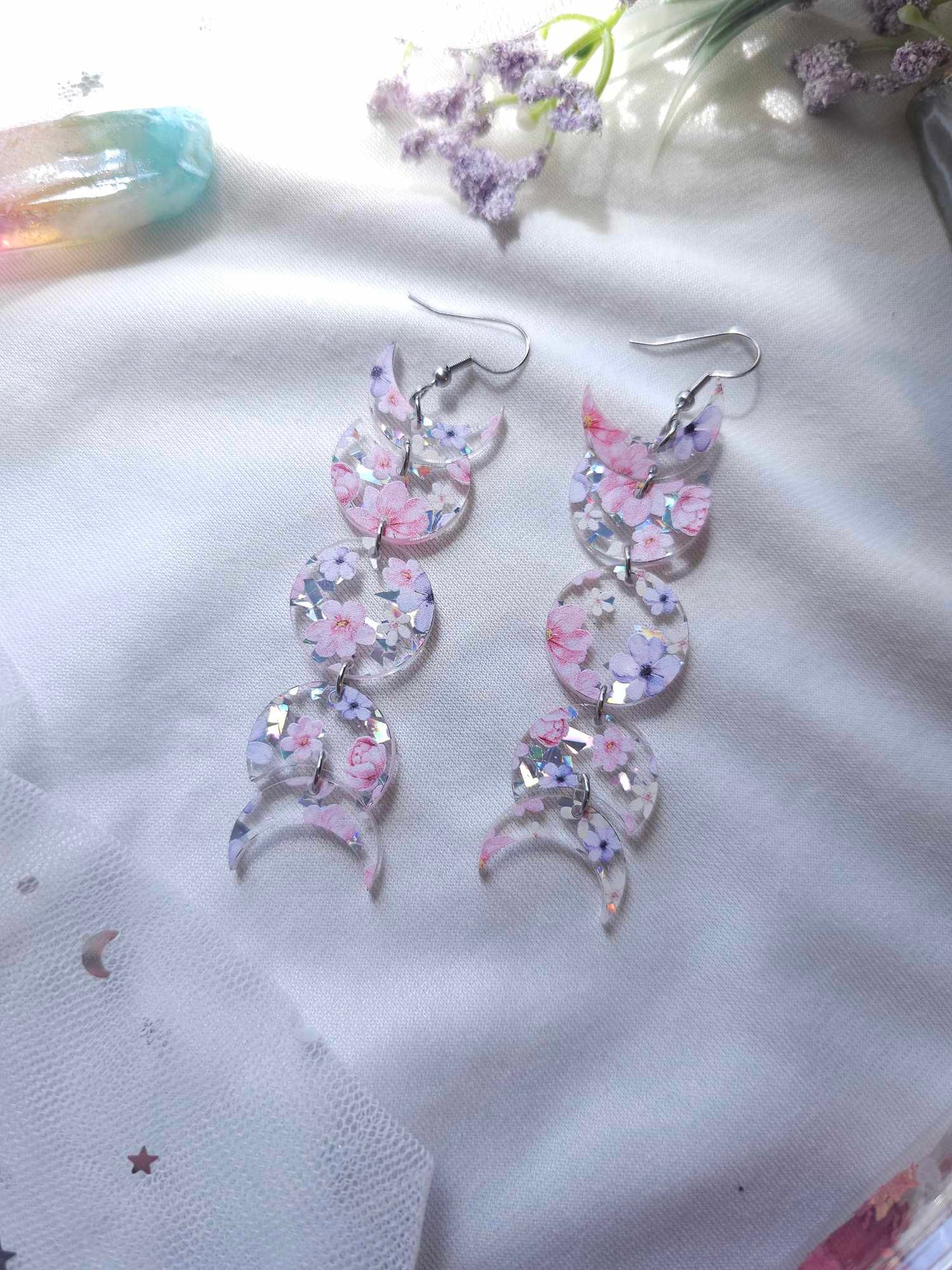 Press Flowers Full Moon Phases