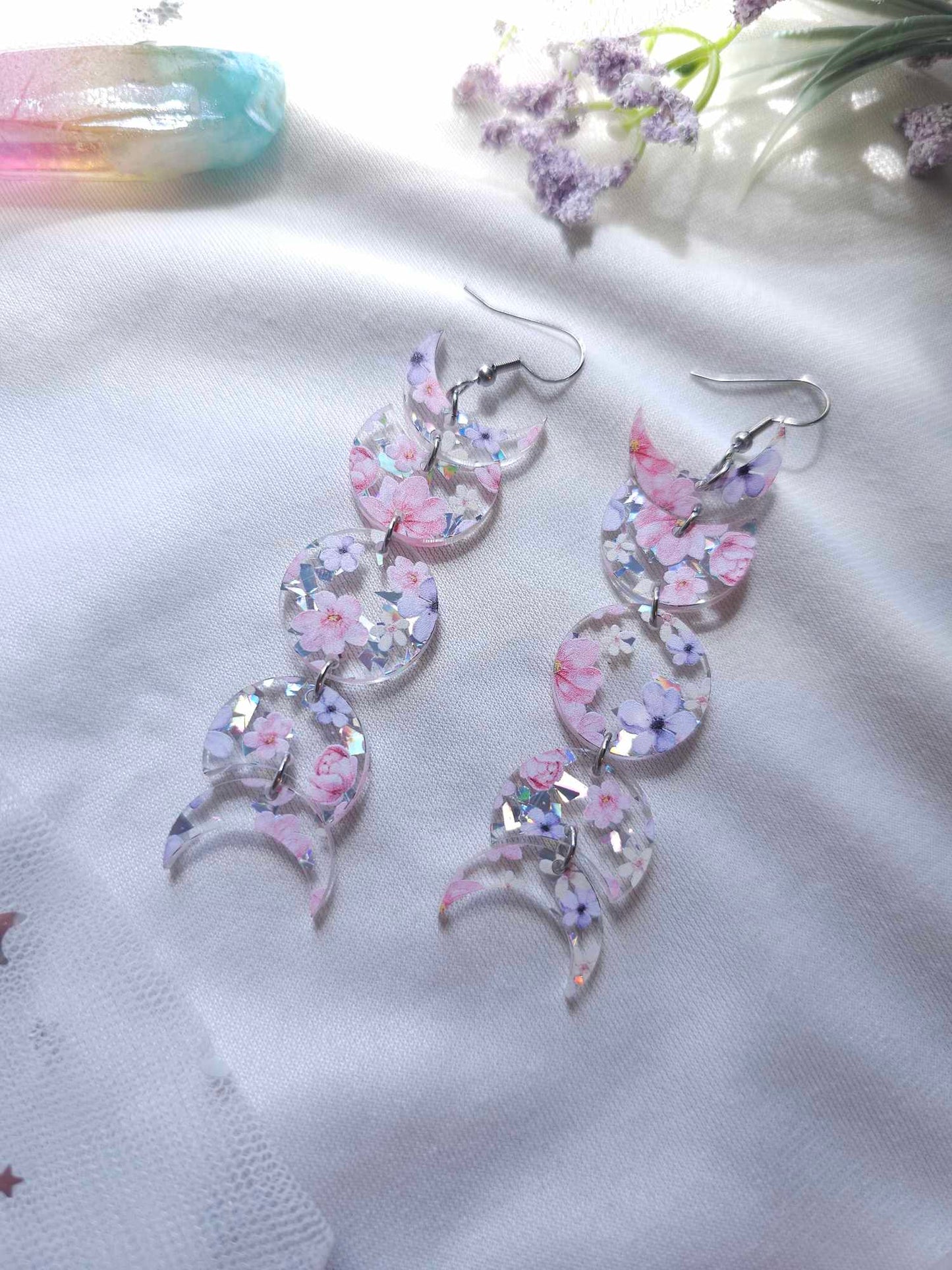 Press Flowers Full Moon Phases