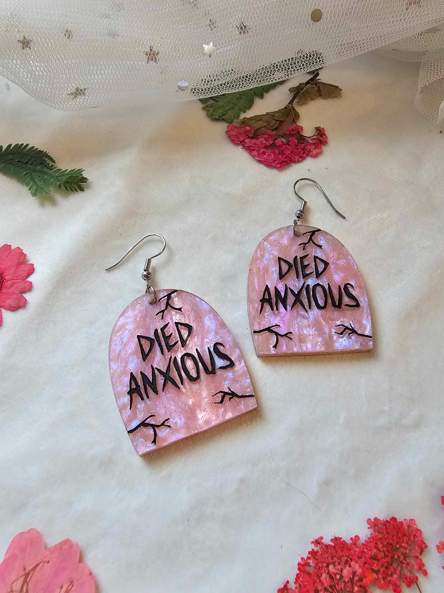 Died Anxious Tombstones (Pink)