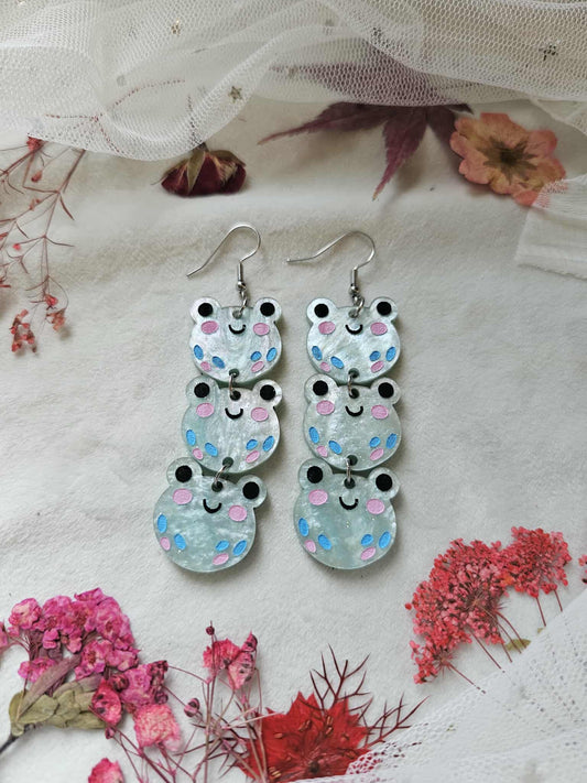 Blue Trans Frog Stacks