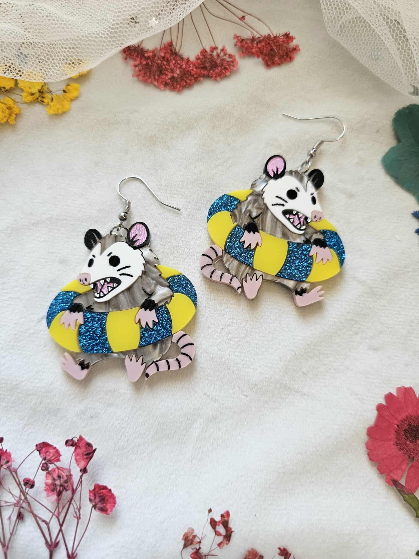 Feral Swimming Opossums