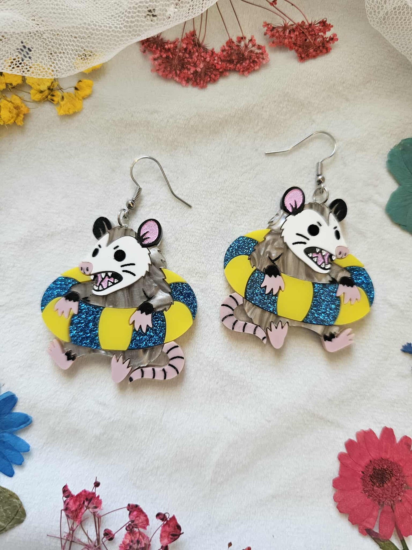 Feral Swimming Opossums