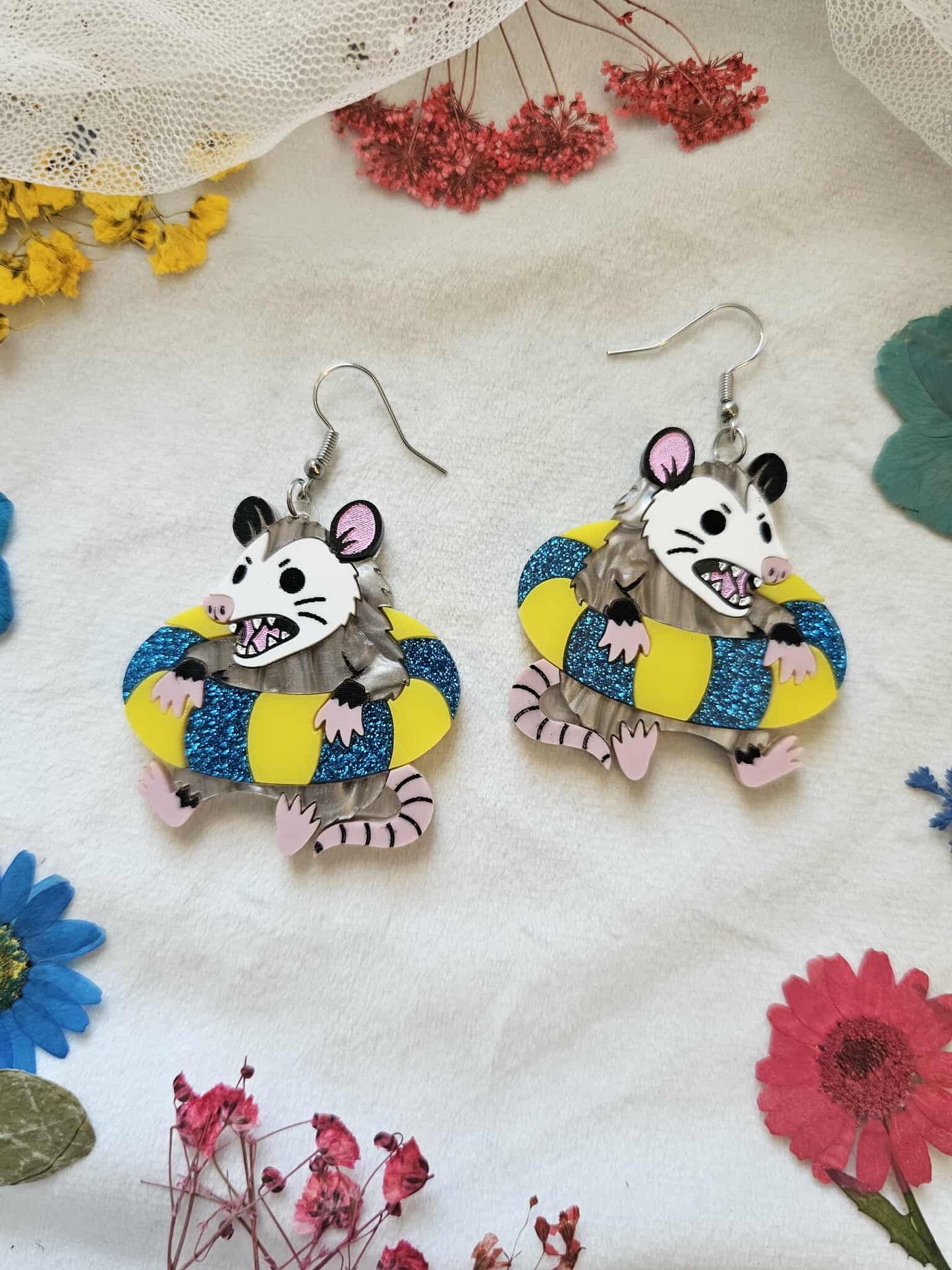Feral Swimming Opossums