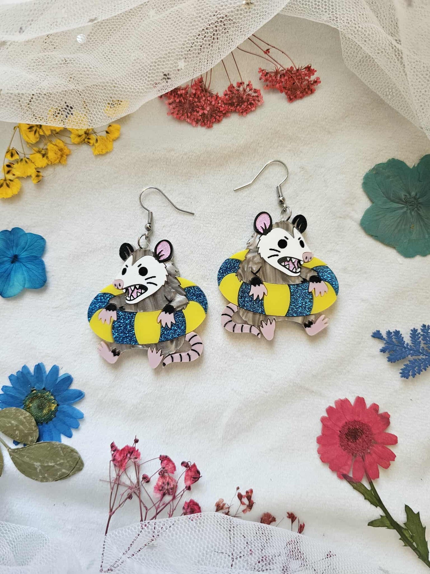 Feral Swimming Opossums