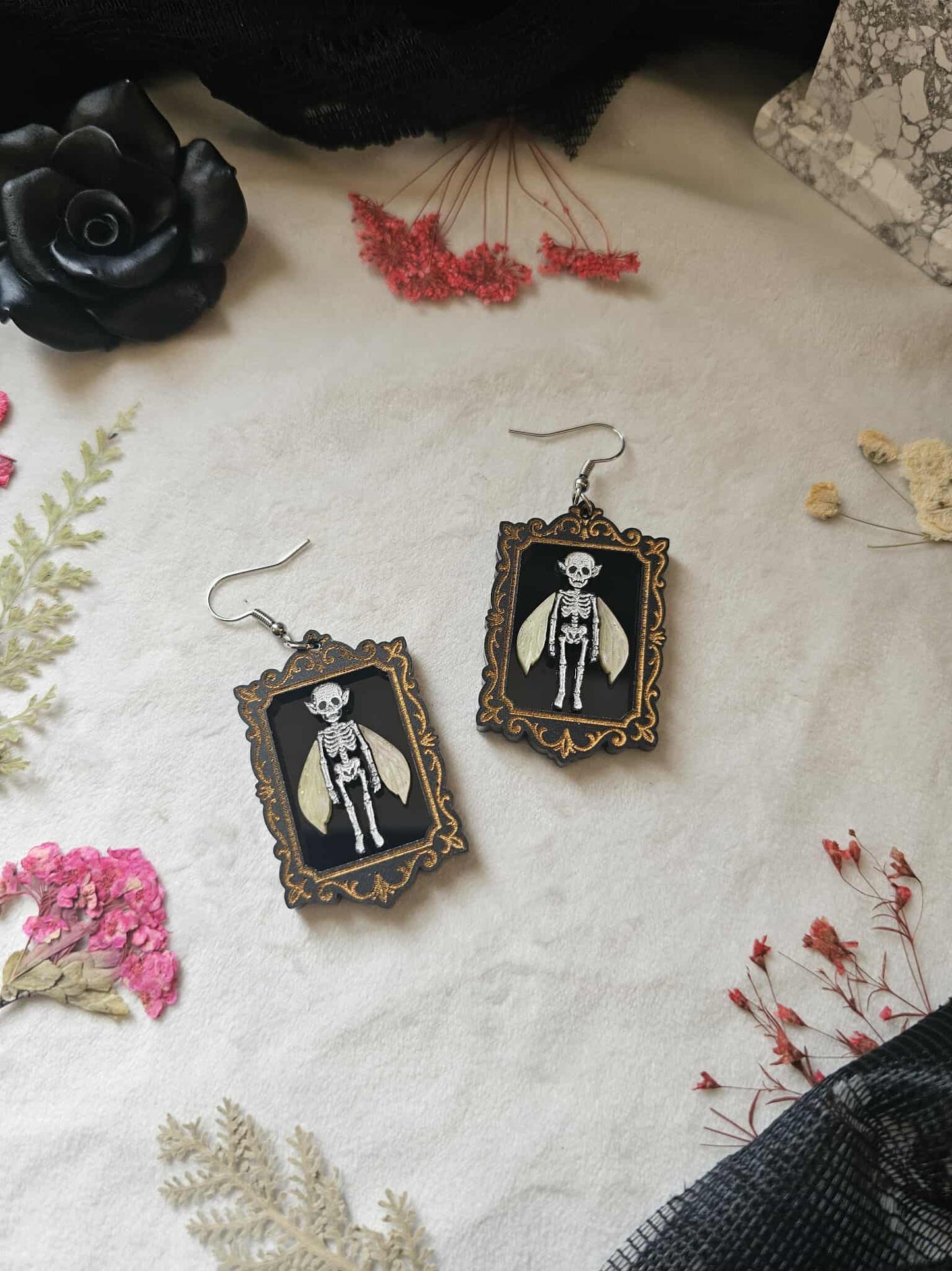 Framed Fairy Skeleton