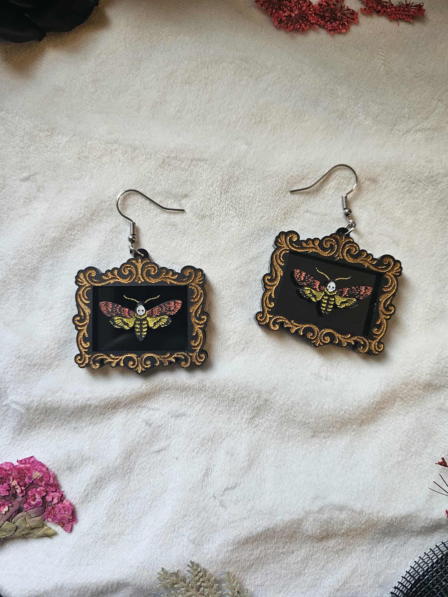 Framed Death's-head Moths