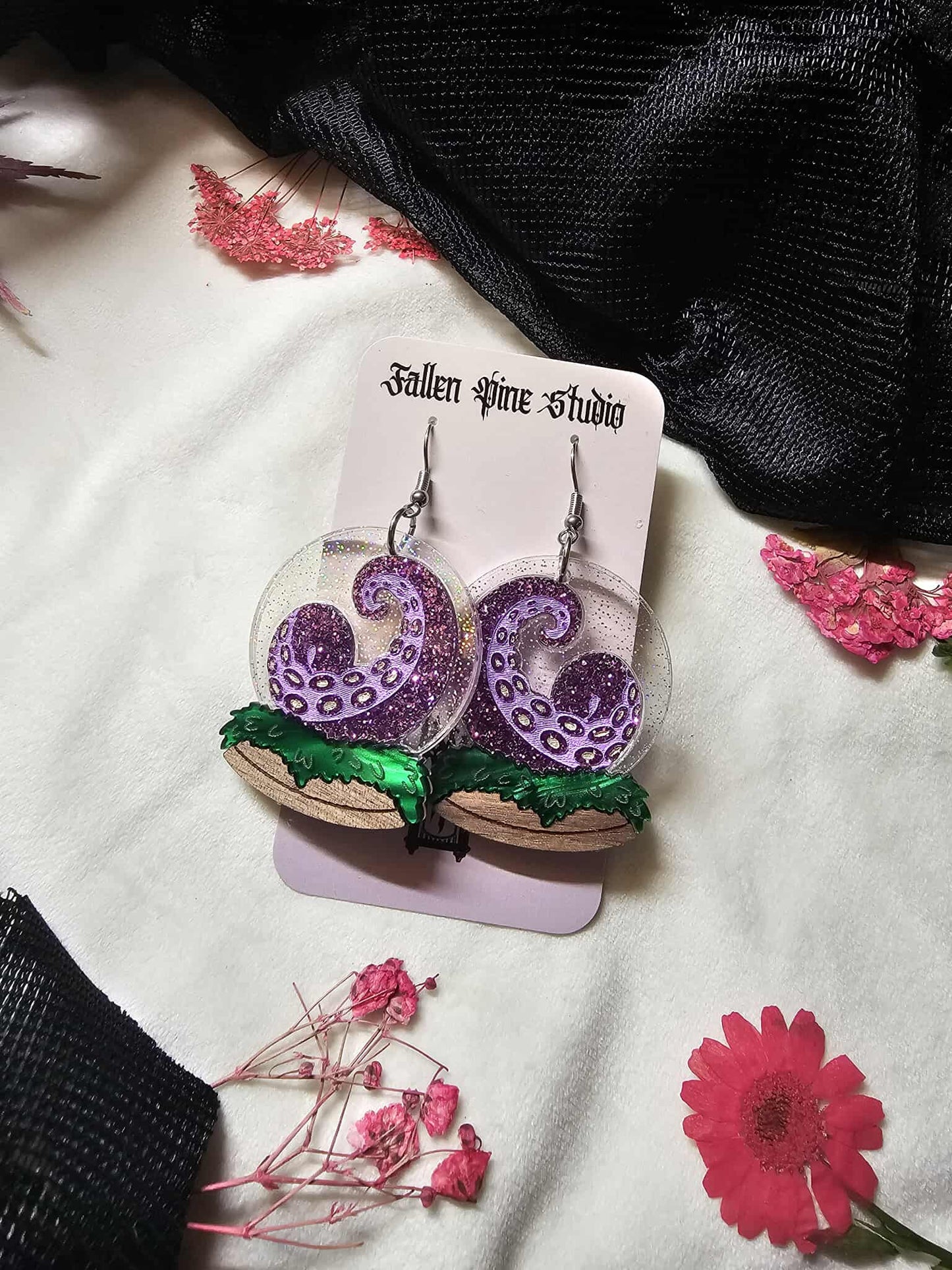 Tentacle Jar Striped Iridescent - (blkfr OS)