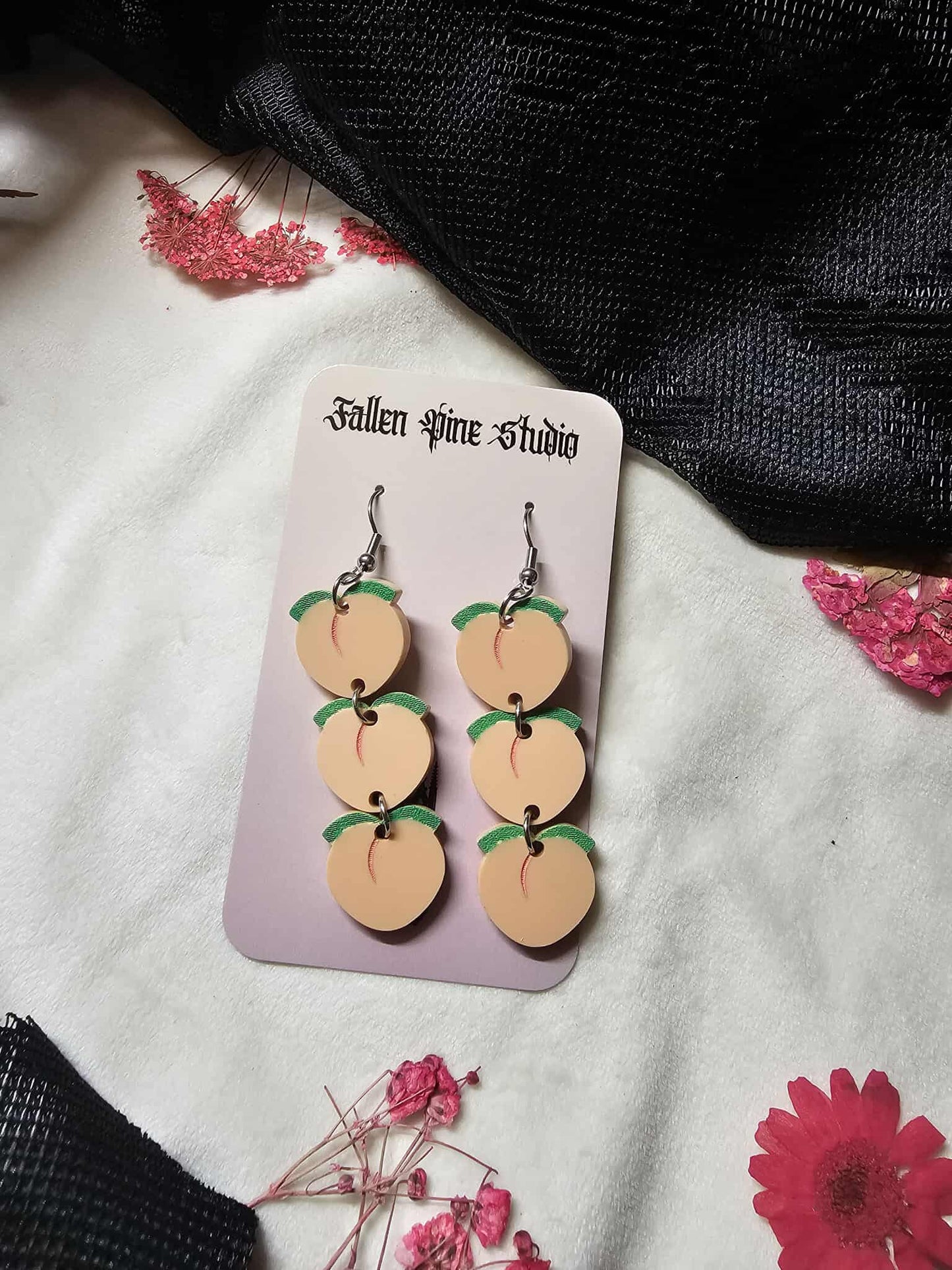 Peach Stacks - (blkfr OS)