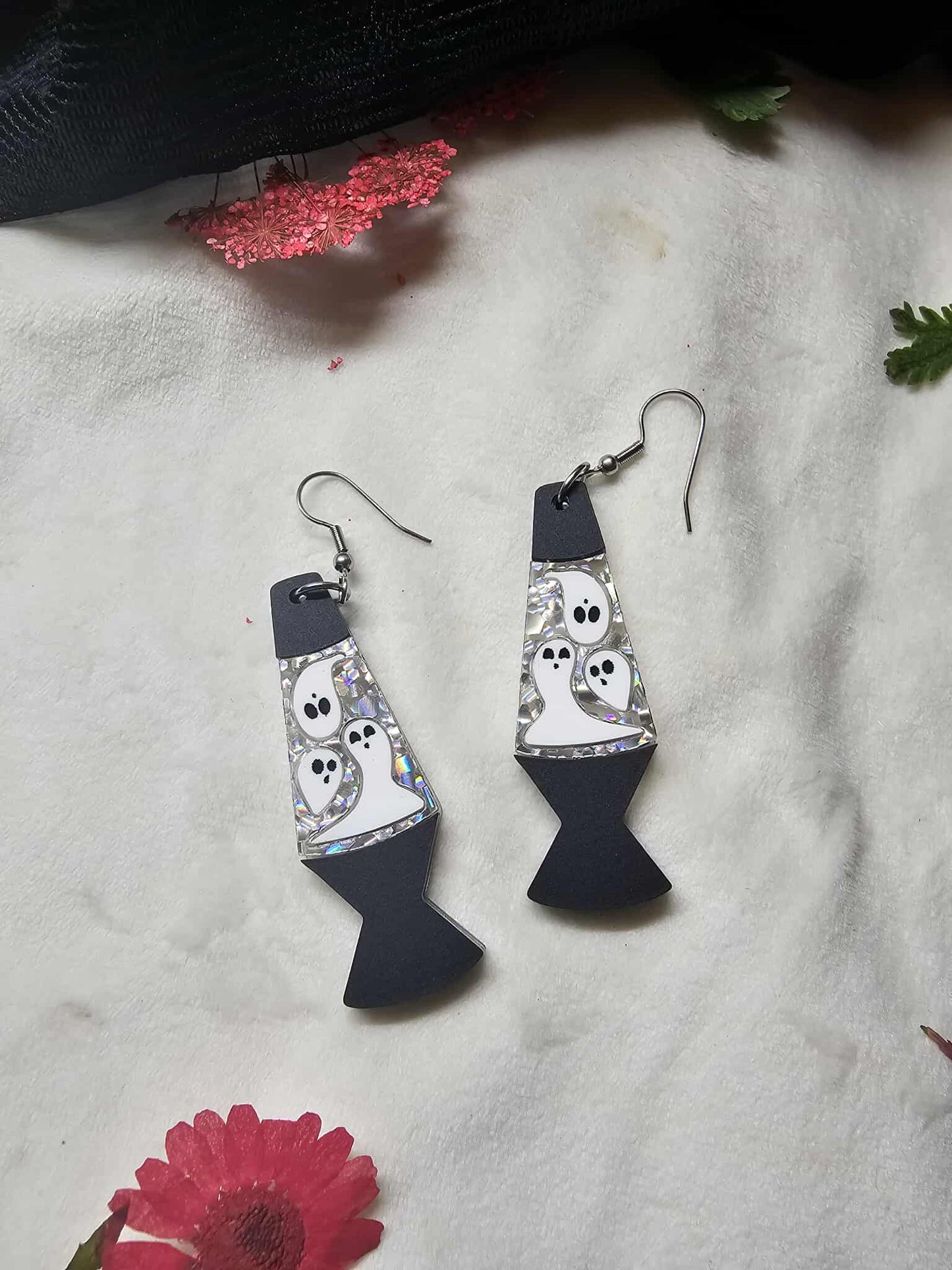 Holo Silver Ghost Lava Lamps