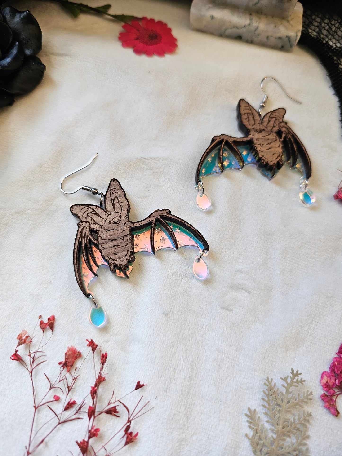 Iridescent Winged Bats