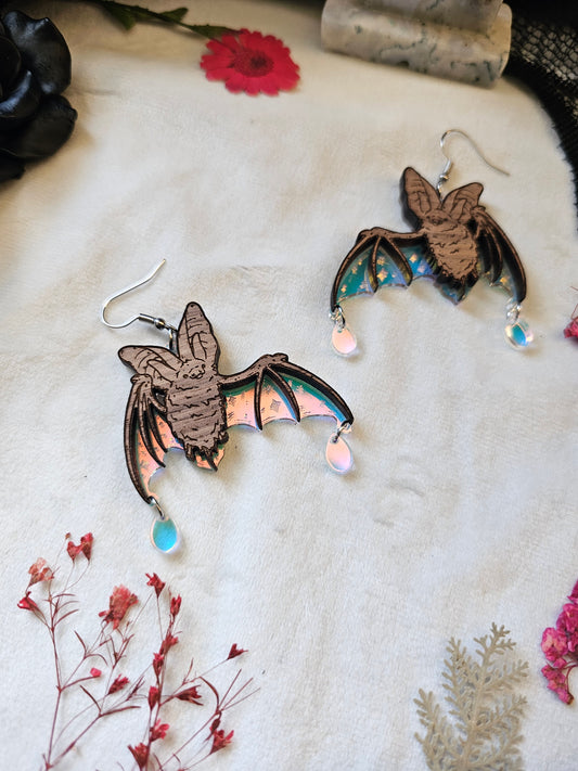 Iridescent Winged Bats