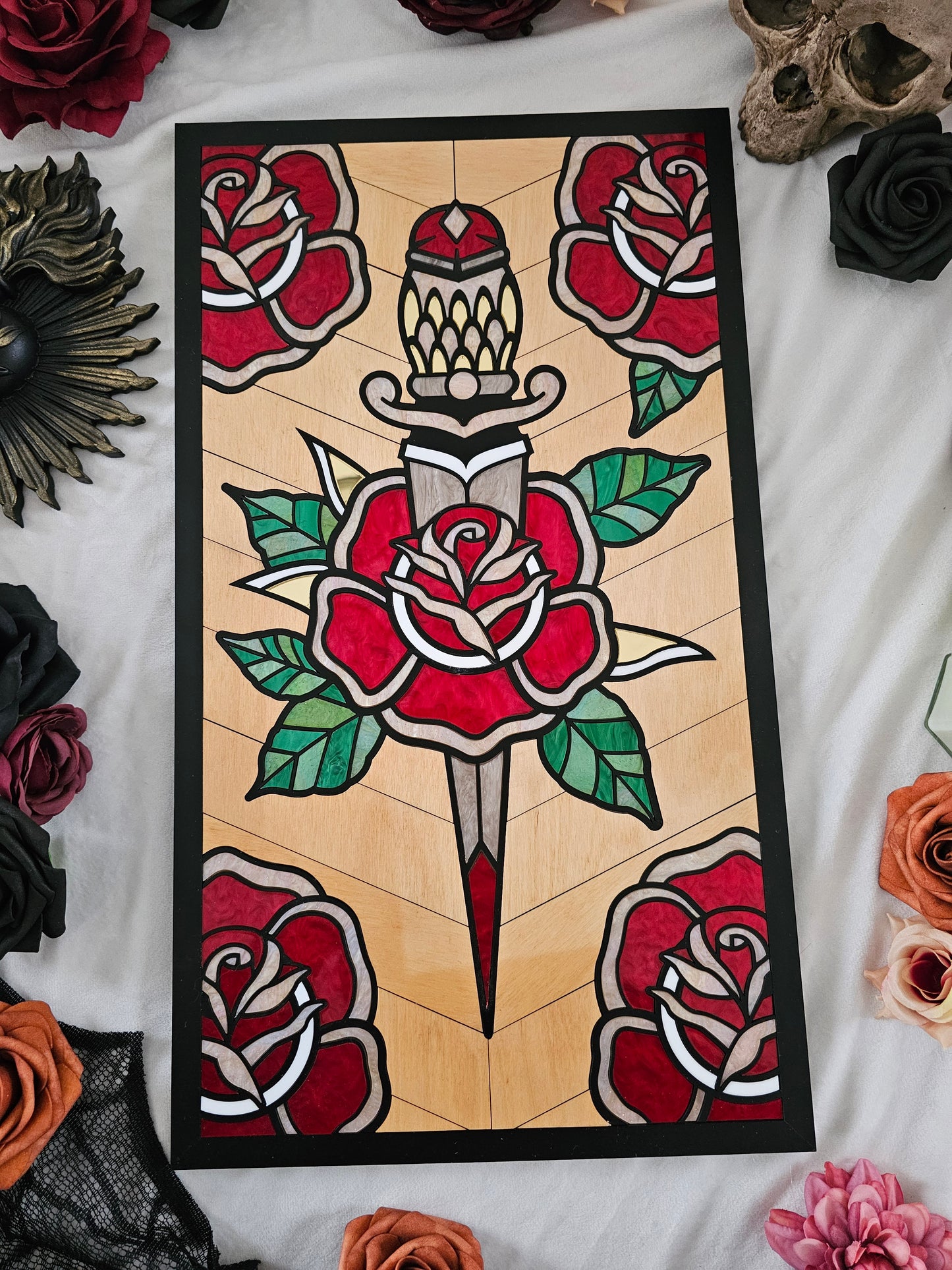 Rose & Dagger Mosaic