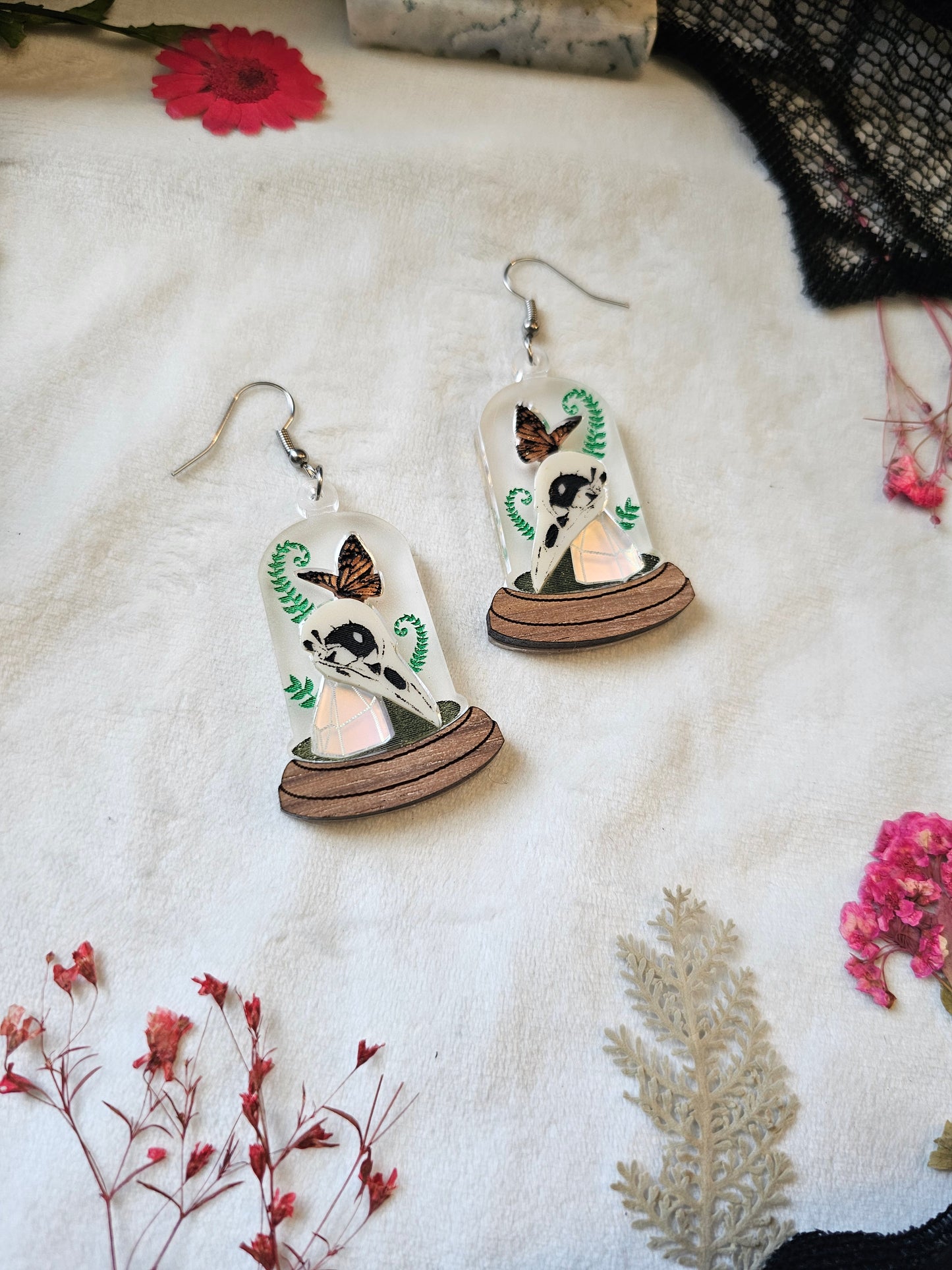 Bird Skull Curiosities Jars