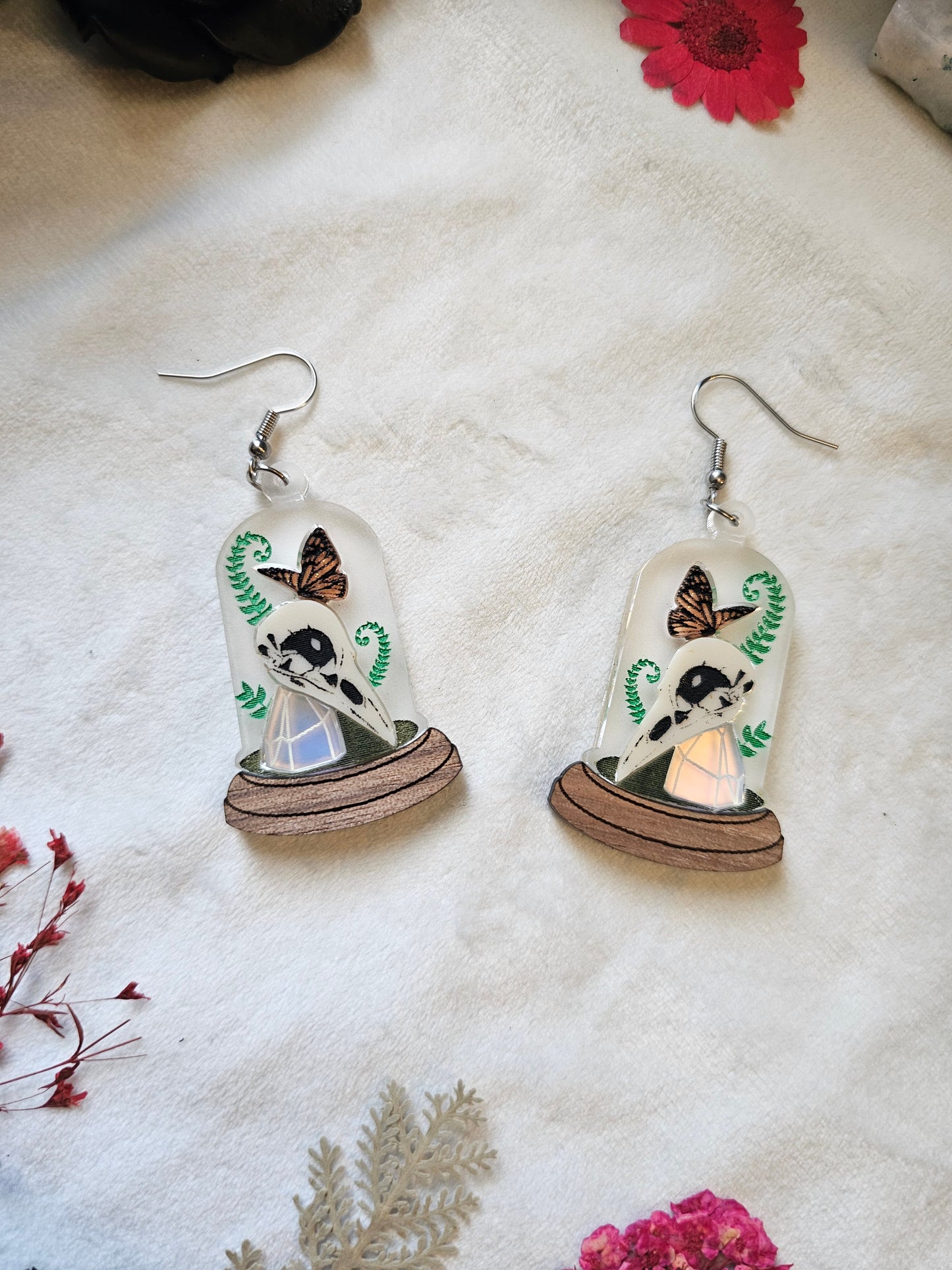 Bird Skull Curiosities Jars