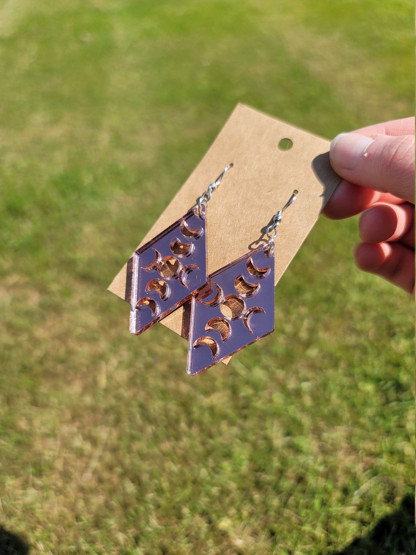 Rose Gold Moon Phase Diamonds