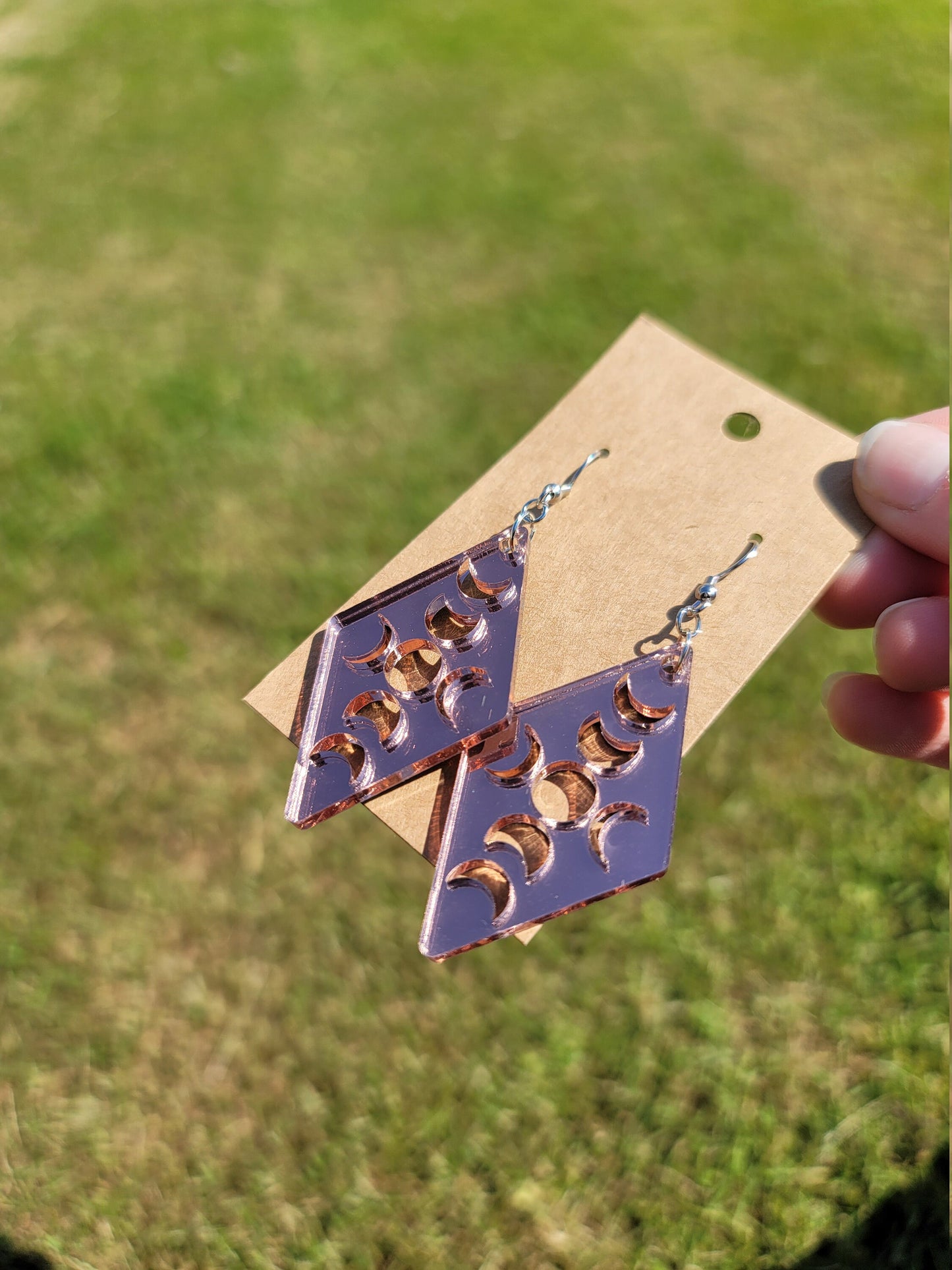 Rose Gold Moon Phase Diamonds