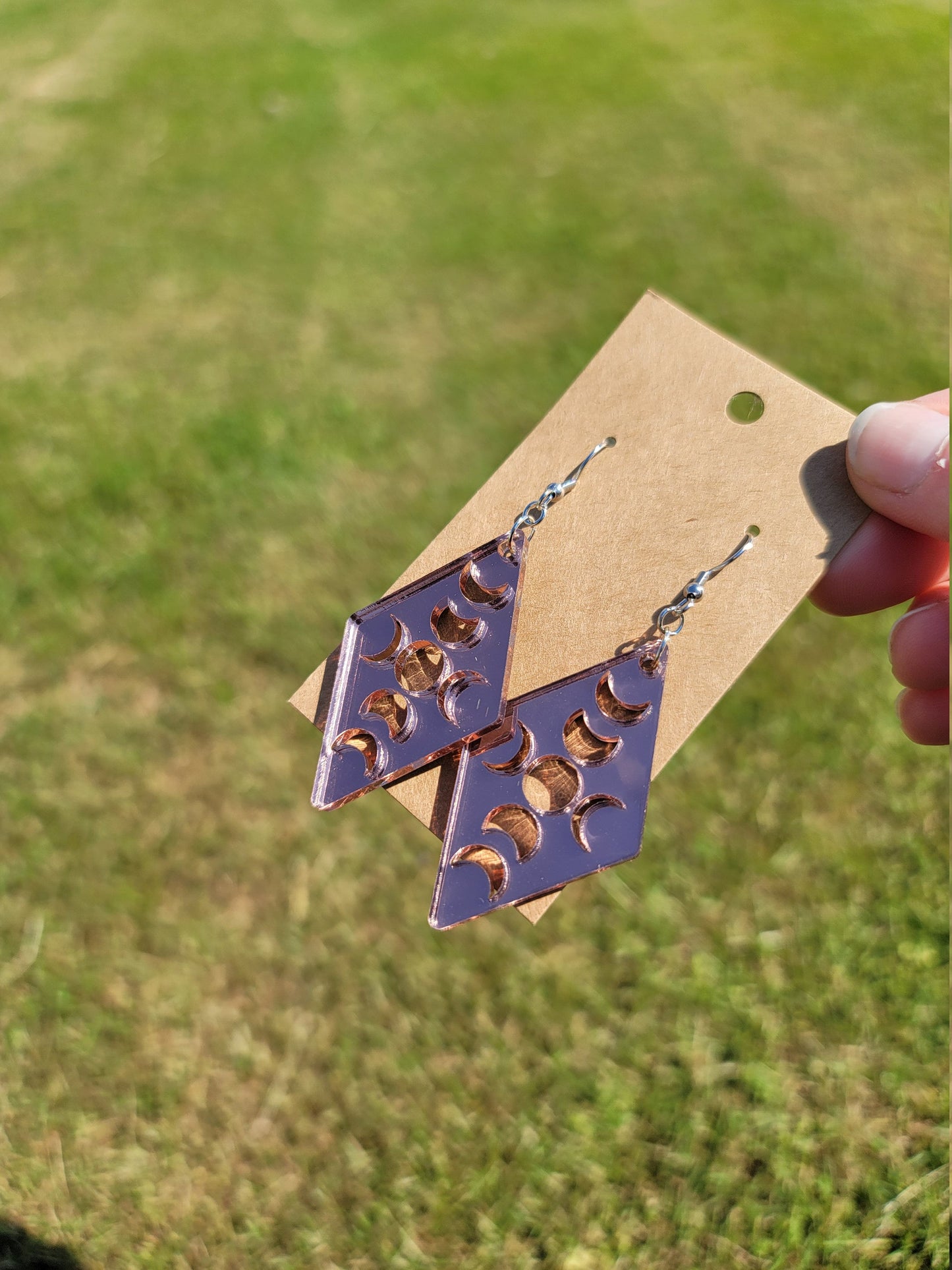 Rose Gold Moon Phase Diamonds