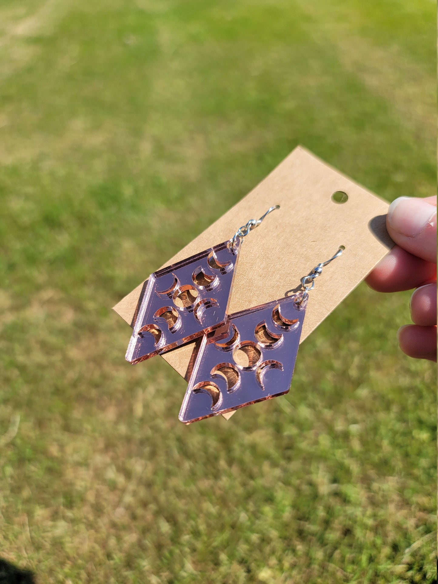 Rose Gold Moon Phase Diamonds