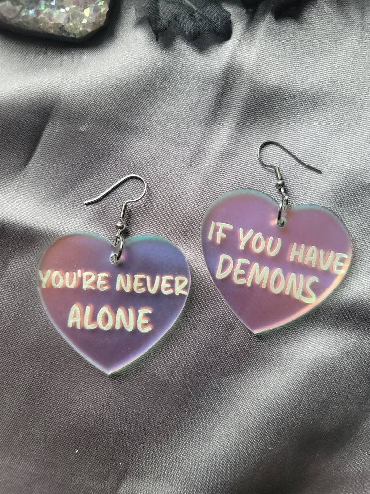 Never Alone with Demons Hearts