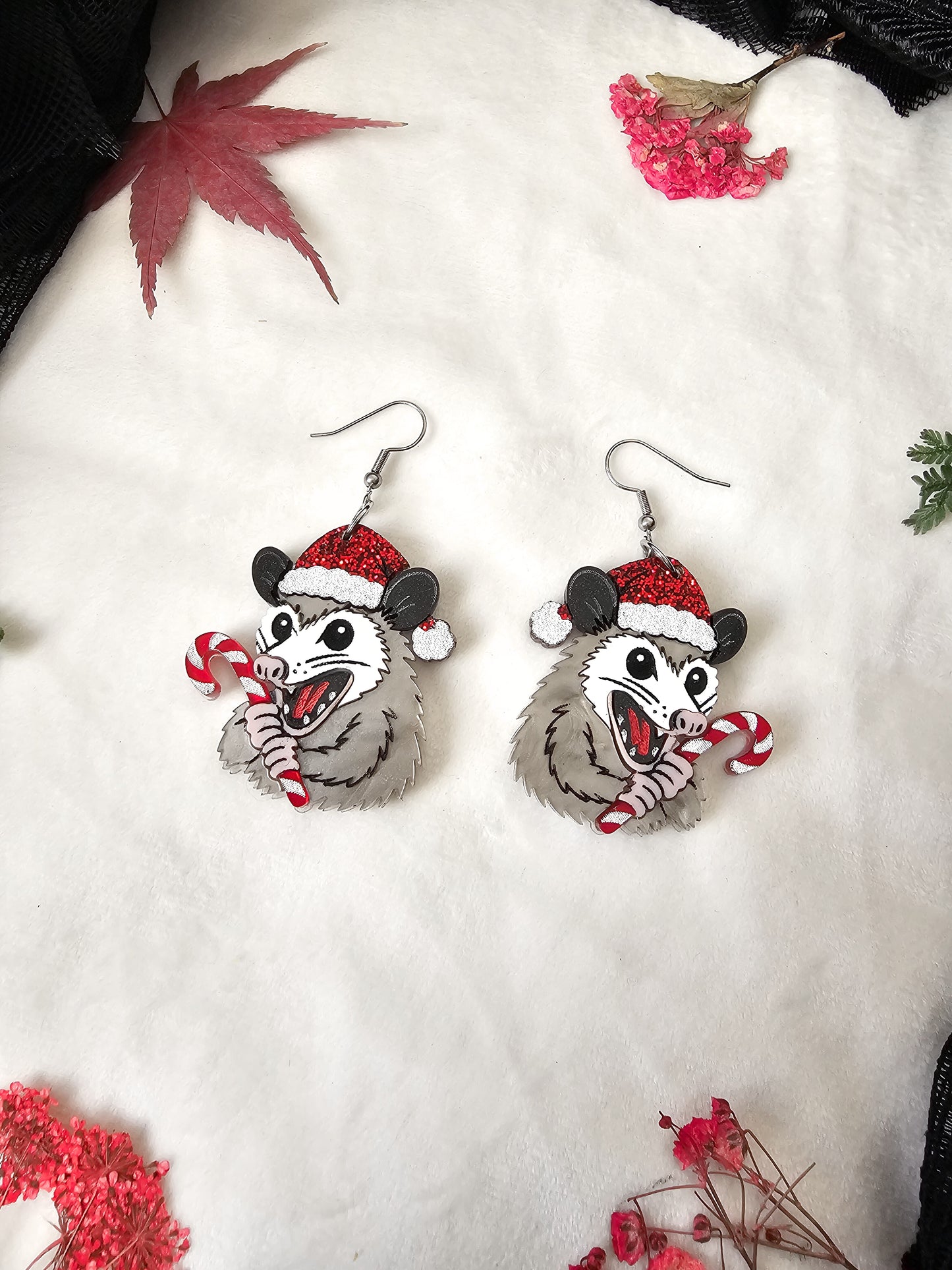 Merry Hiss-mas Opossums