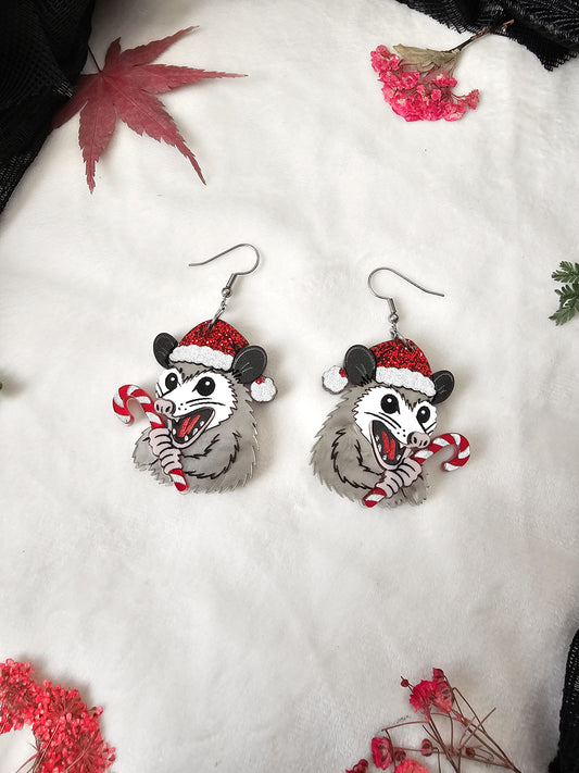 Merry Hiss-mas Opossums