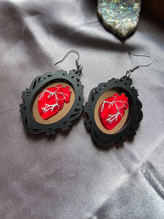 Gothic Framed Hearts