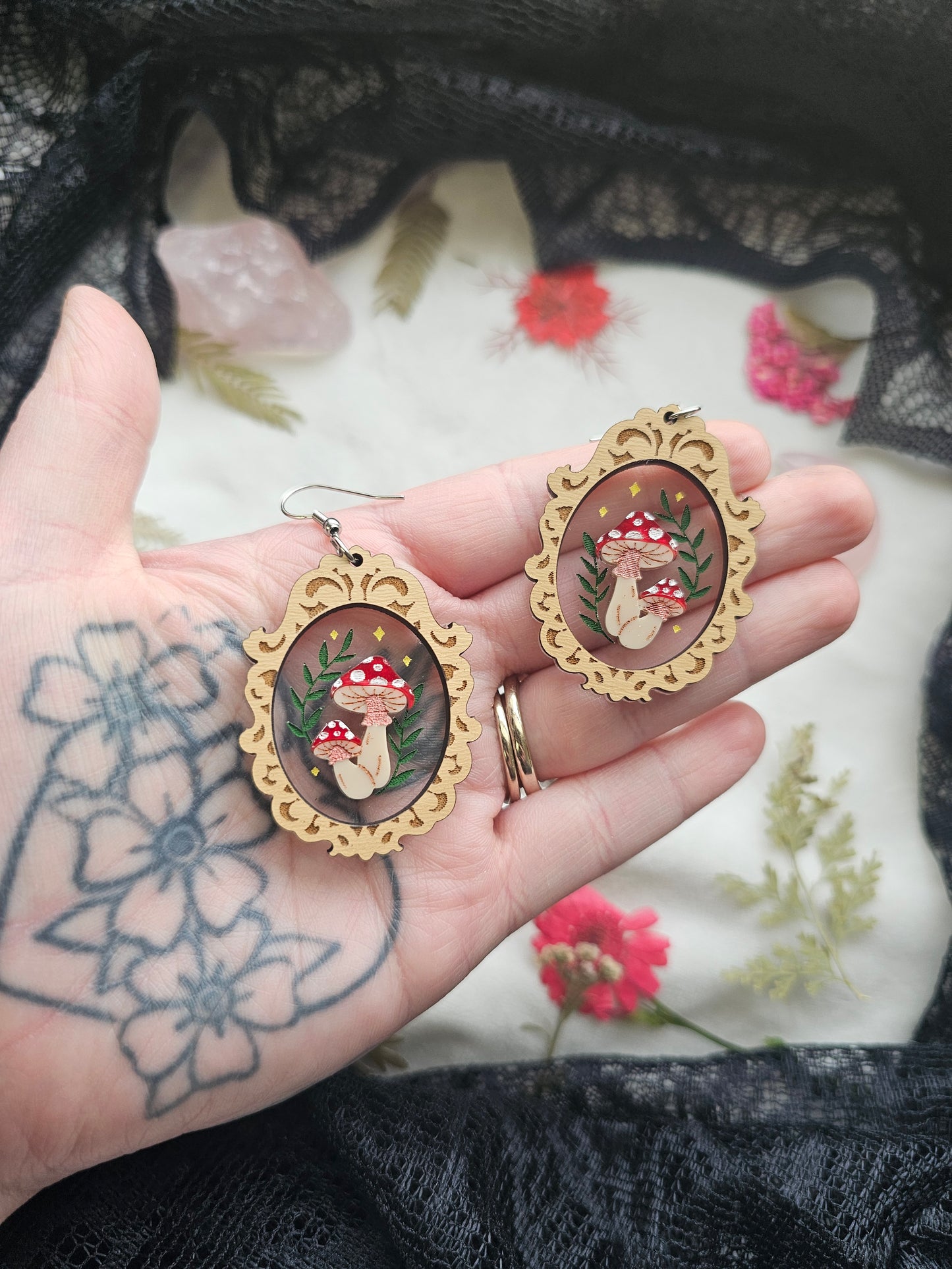 Framed Mushrooms