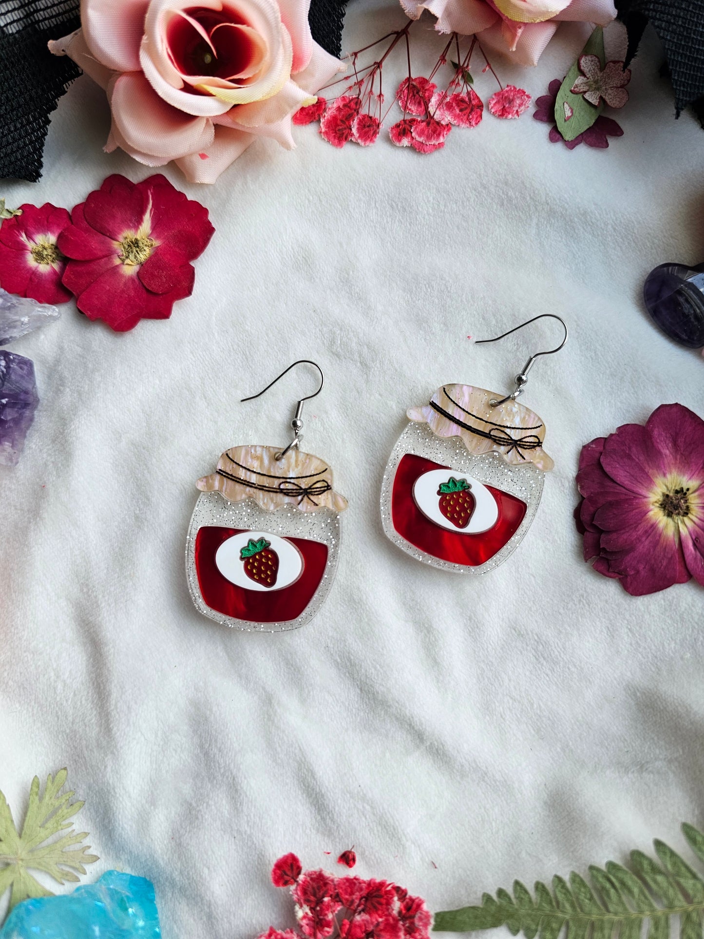 Strawberry Jam Jars