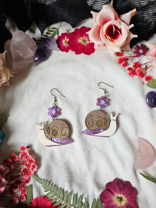 Purple Skull Snails
