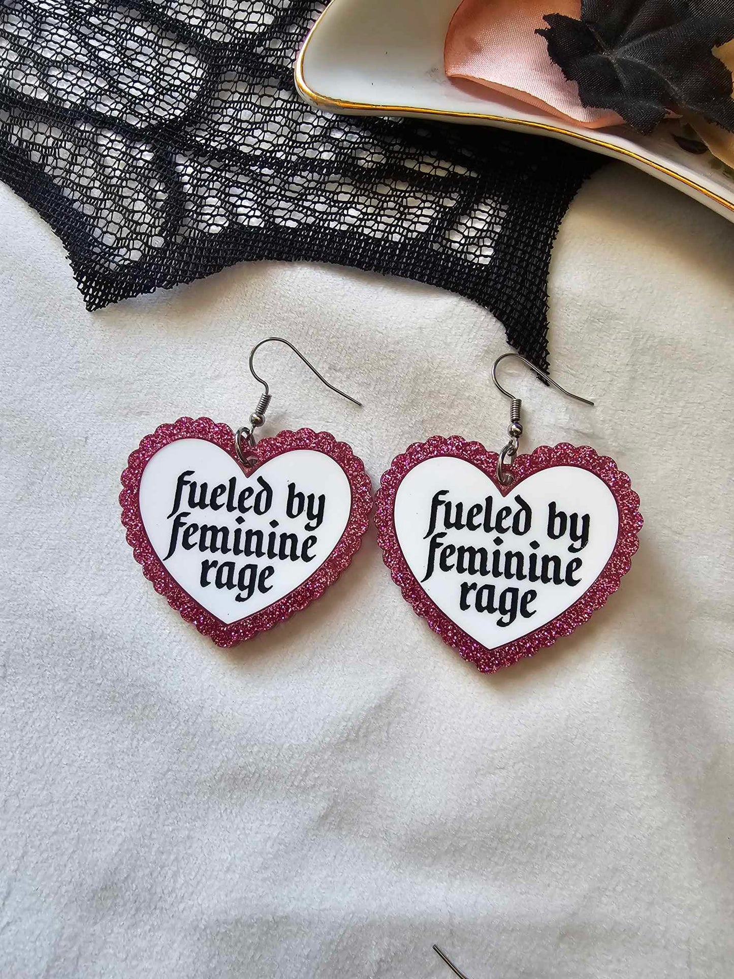 Fueled By Feminine Rage Hearts