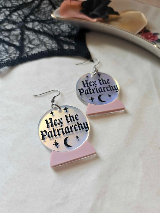 Hex the Patriarchy Crystal Balls (Pink)