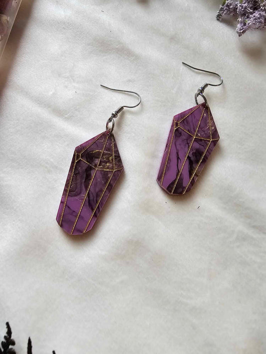 Purple Crystal Points