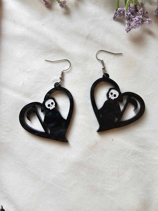 Black Pearl Grim Reaper Hearts