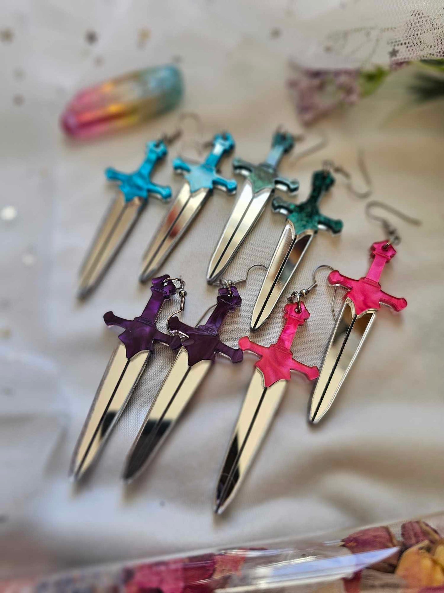 Marbled Handle Swords