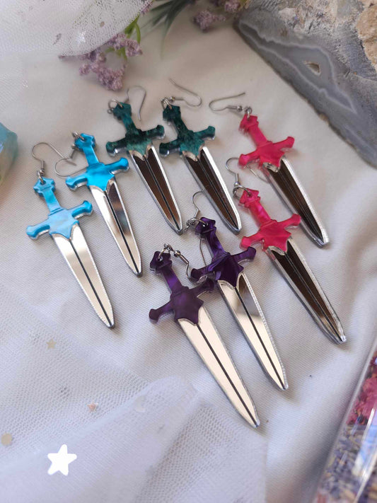 Marbled Handle Swords