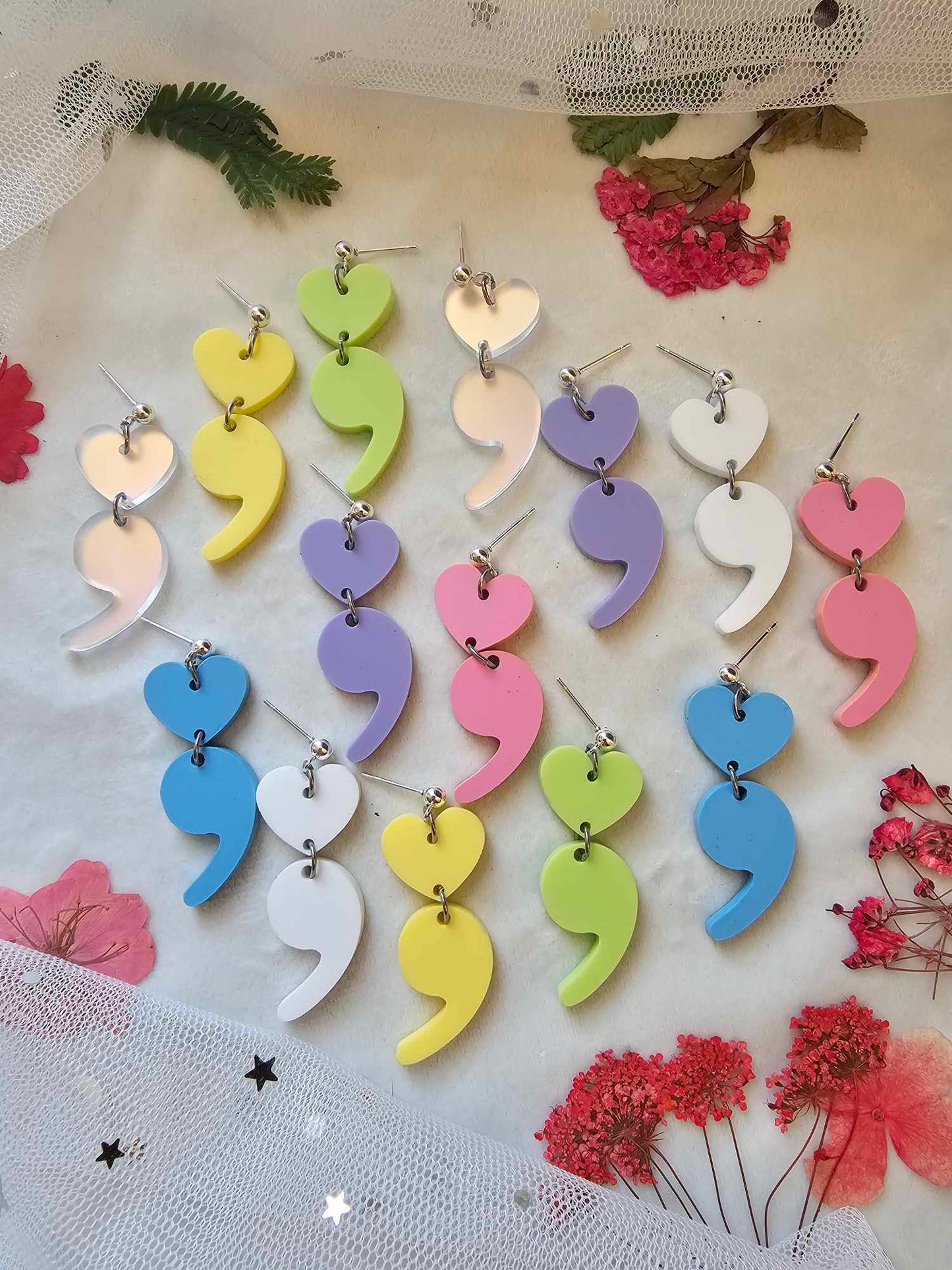 Heart Semi Colons