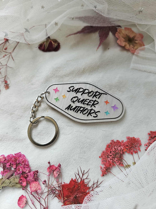 Support Queer Authors Keychain