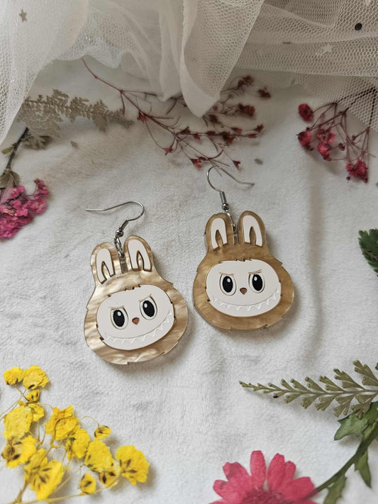 Gold Marble Fuzzy Monsters