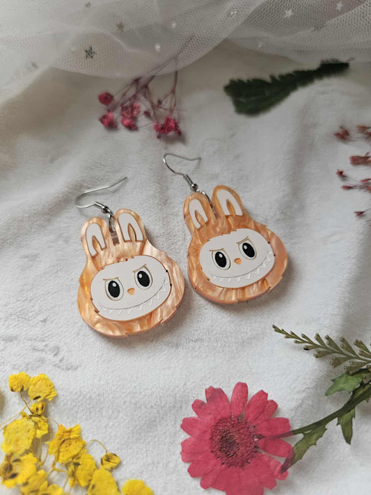 Orange Marble Fuzzy Monsters