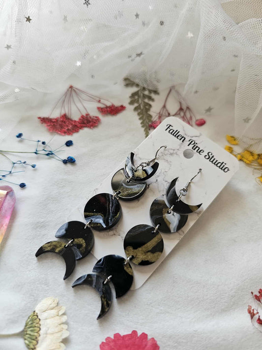 Black and Gold Full Moons (market OS)