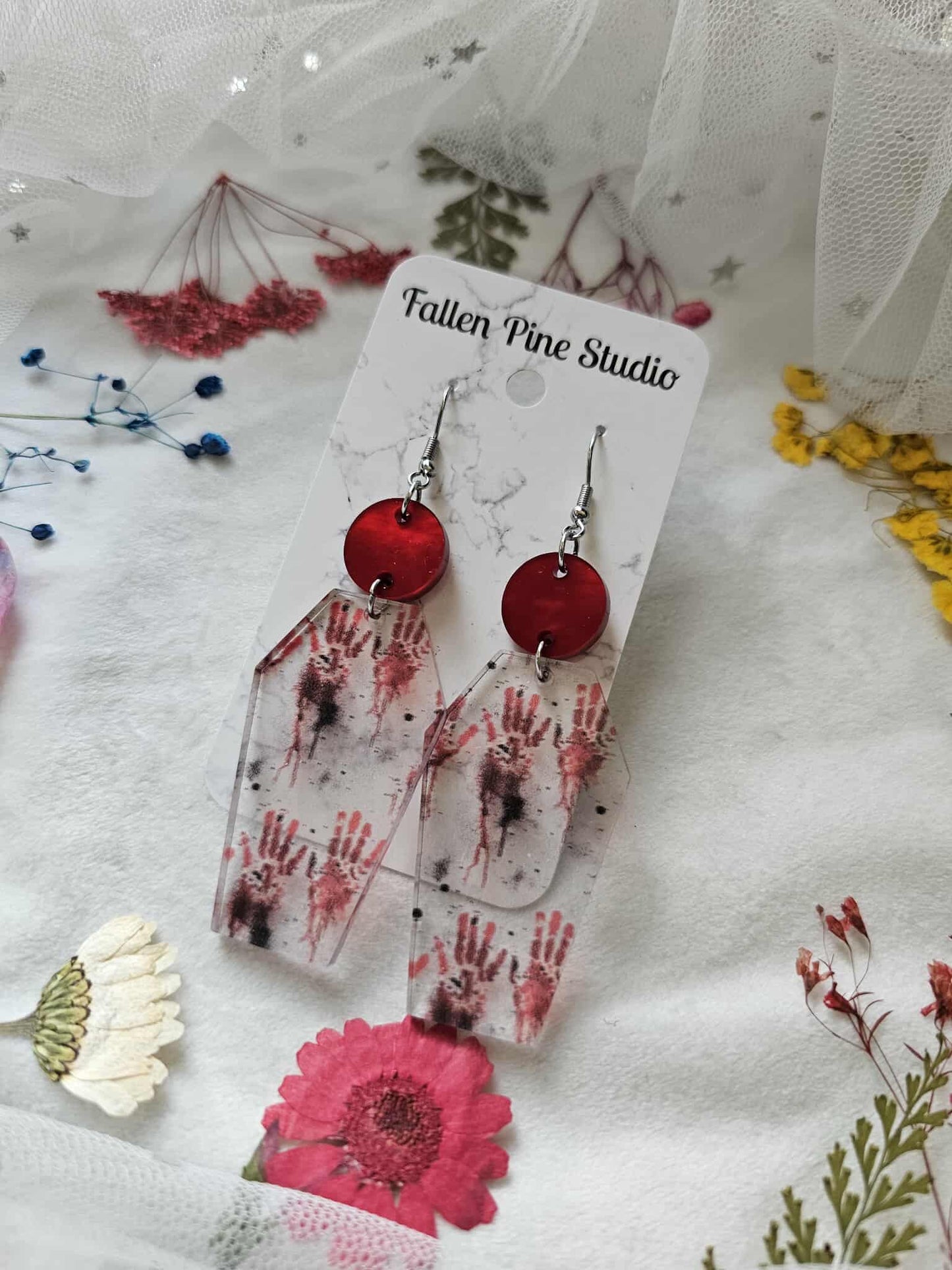 Bloody Hand Print Coffins (market OS)