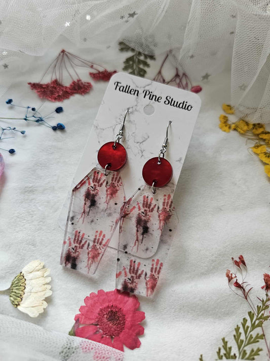 Bloody Hand Print Coffins (market OS)
