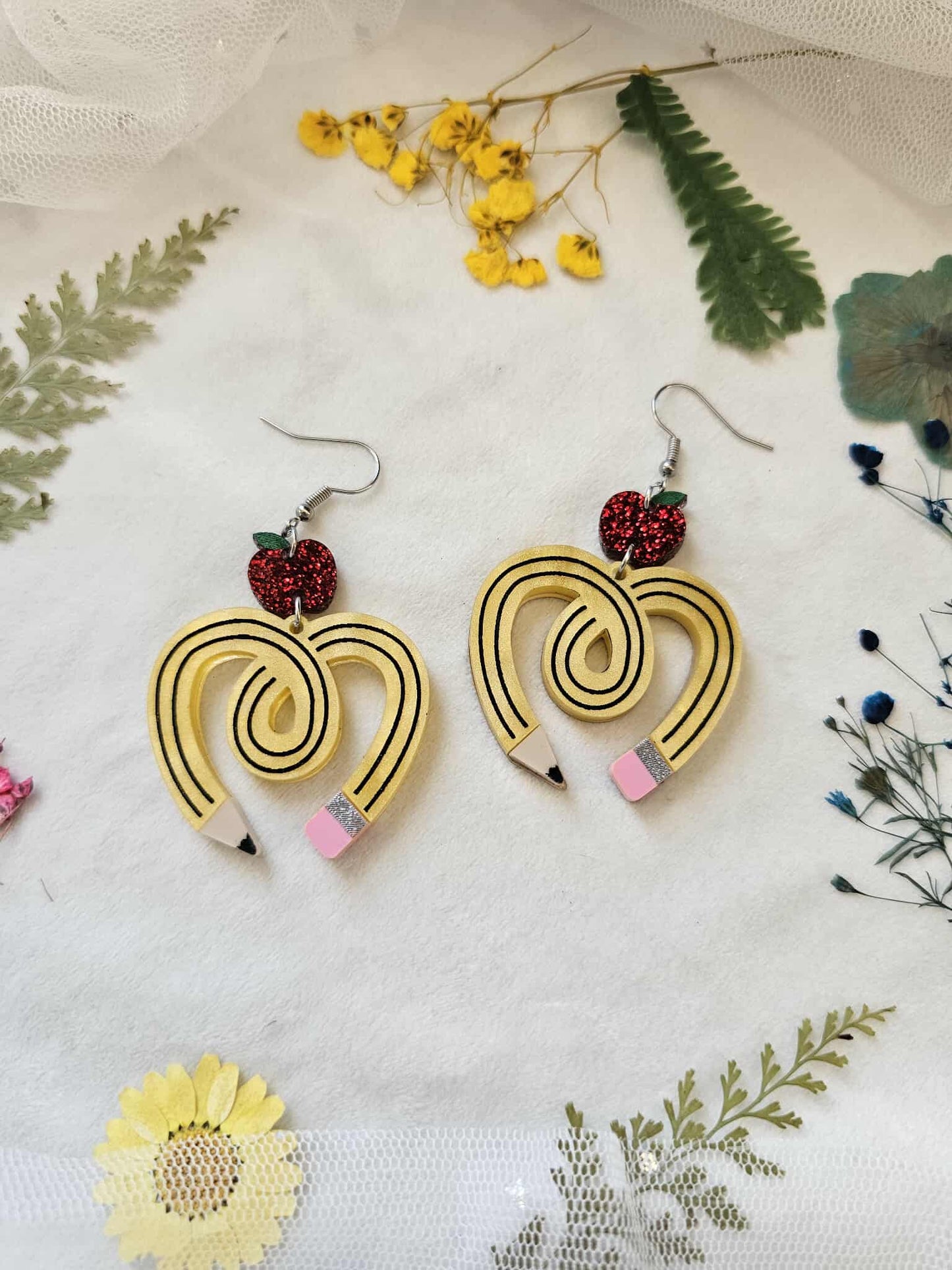 Bendy Heart Pencils