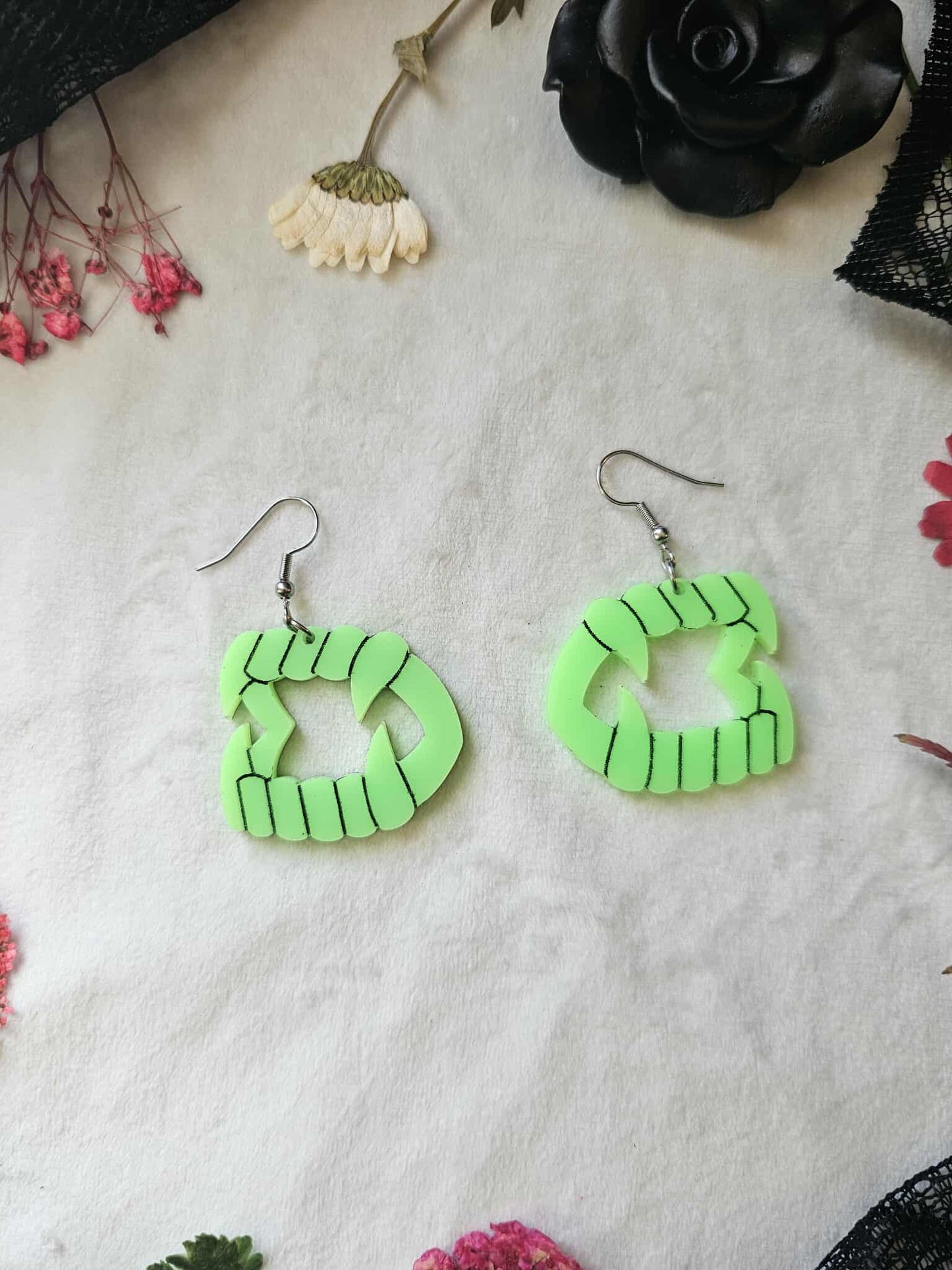 Green Vampire Teeth
