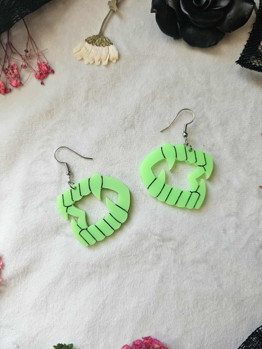 Green Vampire Teeth