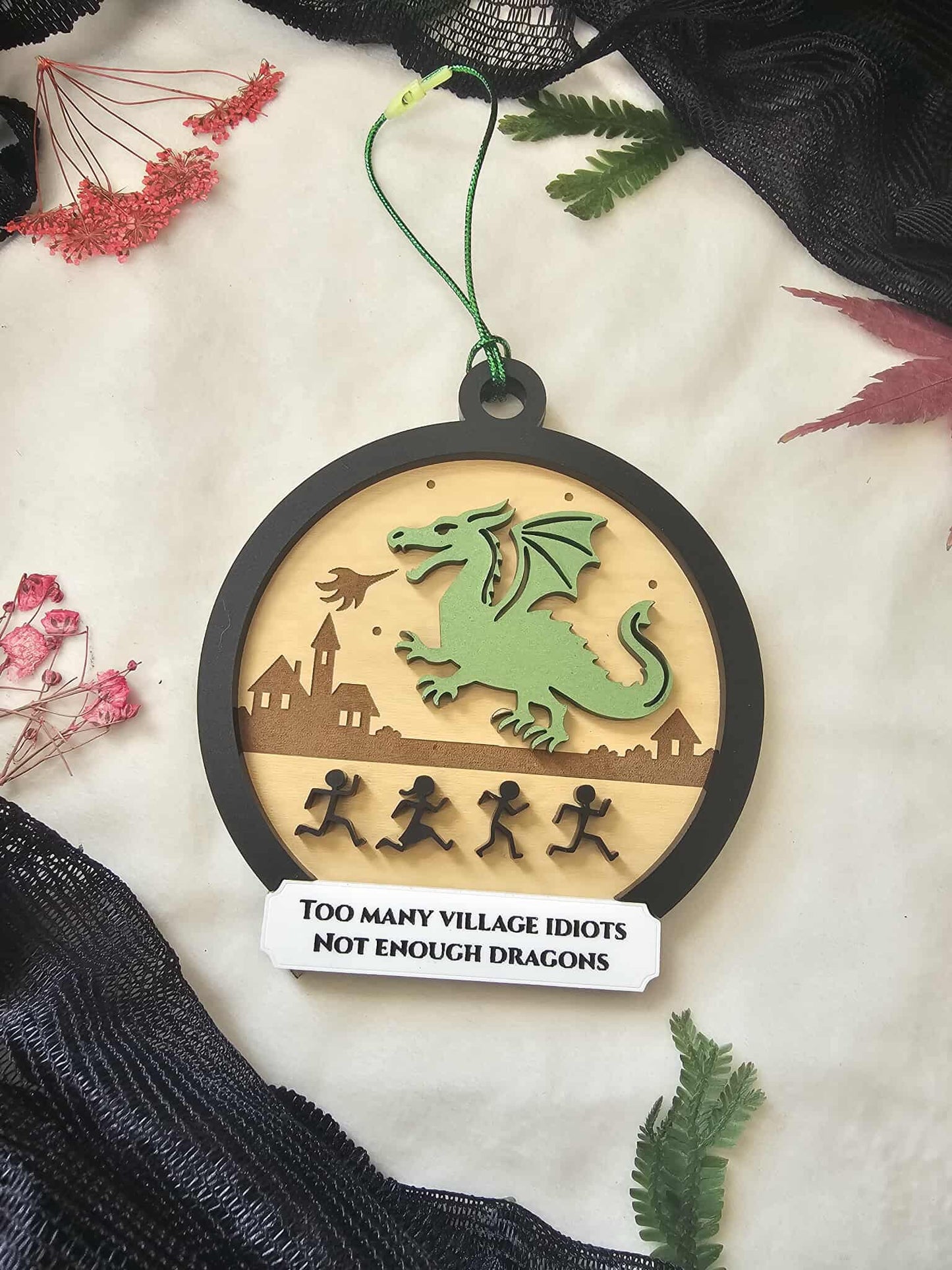Too Many Village Idiots Ornament