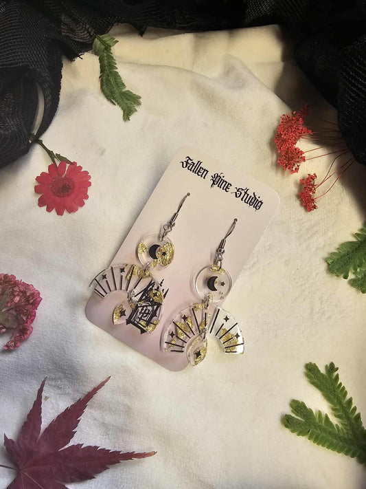 Gold Flake Moon Arches - (blkfr OS)